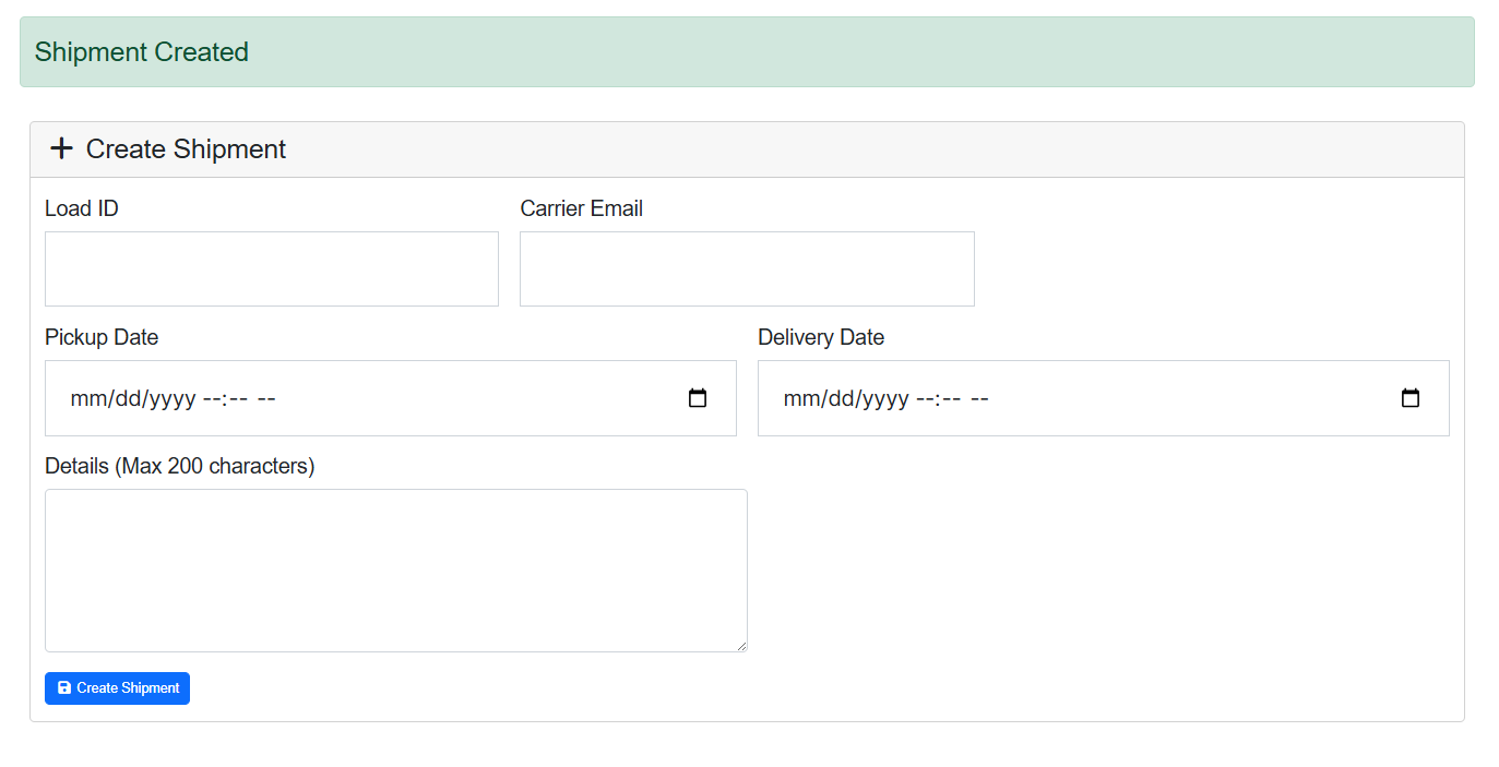 Main Dashboard Screenshot